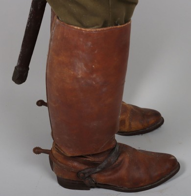 Fine Full WW2 Japanese Infantry Officers Mannequin Display including Uniform, Equipment, Field Cap and Officers Sword Katana - 22