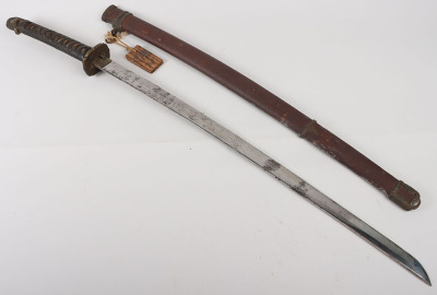 Fine Full WW2 Japanese Infantry Officers Mannequin Display including Uniform, Equipment, Field Cap and Officers Sword Katana - 24