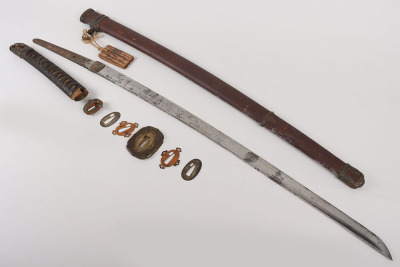 Fine Full WW2 Japanese Infantry Officers Mannequin Display including Uniform, Equipment, Field Cap and Officers Sword Katana - 41