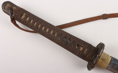 WW2 Japanese Army Officers Sword Katana - 8