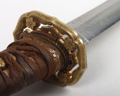 Good Signed Japanese WW2 Army Officers Sword Katana - 11
