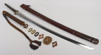 Good Signed Japanese WW2 Army Officers Sword Katana - 22