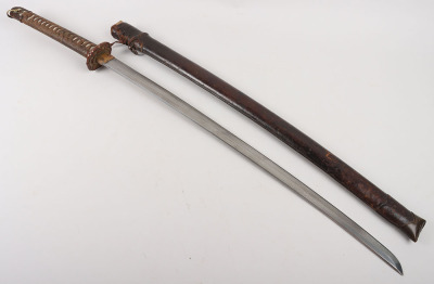 Japanese WW2 Army Officers Sword Katana - 26