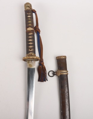 Japanese WW2 Army Officers Sword Katana - 2