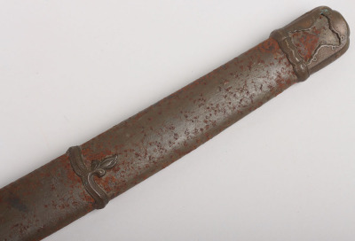 WW2 Battlefield Pickup Battle Damaged Japanese Officers Sword Katana - 11