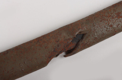 WW2 Battlefield Pickup Battle Damaged Japanese Officers Sword Katana - 12