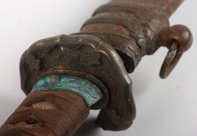 WW2 Battlefield Pickup Battle Damaged Japanese Officers Sword Katana - 17