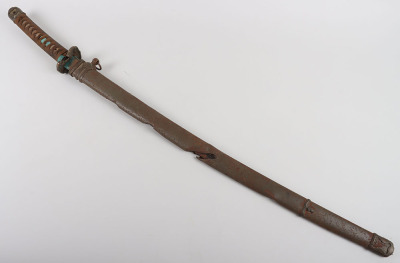 WW2 Battlefield Pickup Battle Damaged Japanese Officers Sword Katana - 18