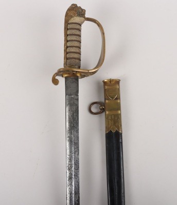 Late Victorian Naval Officers Sword by Henry Wilkinson Pall Mall London - 2