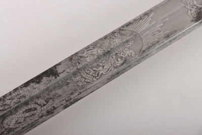 Late Victorian Naval Officers Sword by Henry Wilkinson Pall Mall London - 14