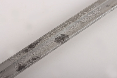 Late Victorian Naval Officers Sword by Henry Wilkinson Pall Mall London - 15