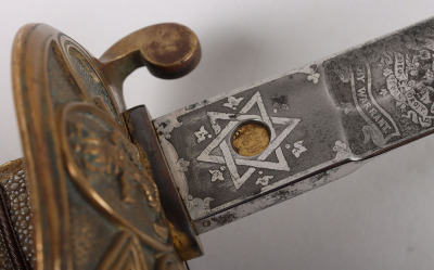 Late Victorian Naval Officers Sword by Henry Wilkinson Pall Mall London - 18
