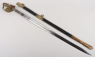 Late Victorian Naval Officers Sword by Henry Wilkinson Pall Mall London - 20