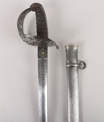 1887 Pattern Heavy Cavalry Officers Presentation Undress Sword by Henry Wilkinson Pall Mall London