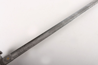 1887 Pattern Heavy Cavalry Officers Presentation Undress Sword by Henry Wilkinson Pall Mall London - 8