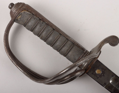 Royal Artillery Officers Pre-WW1 Sword by Henry Wilkinson Pall Mall London No. 36495 - 3