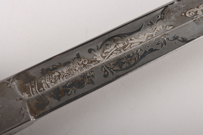 Royal Artillery Officers Pre-WW1 Sword by Henry Wilkinson Pall Mall London No. 36495 - 9