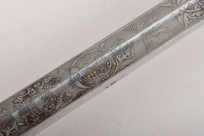 Royal Artillery Officers Pre-WW1 Sword by Henry Wilkinson Pall Mall London No. 36495 - 13