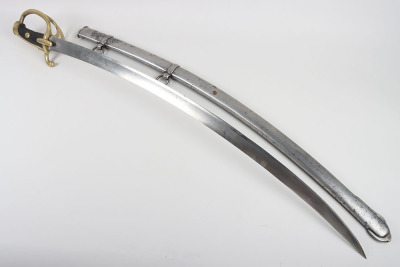 French An XI Light Cavalry Troopers Sword Dated 1814 - 12