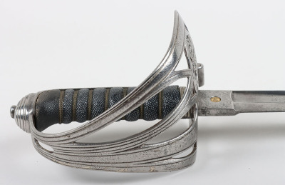 1827 Pattern Rifle Officers Sword of the Kent Rifle Volunteers by Henry Wilkinson Pall Mall London No10887 - 6