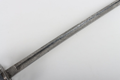1827 Pattern Rifle Officers Sword of the Kent Rifle Volunteers by Henry Wilkinson Pall Mall London No10887 - 14