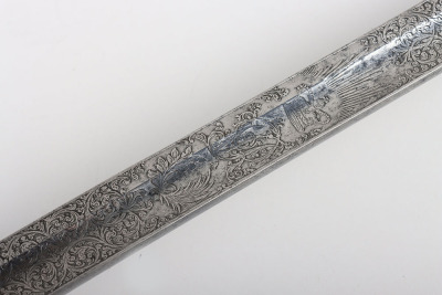1827 Pattern Rifle Officers Sword of the Kent Rifle Volunteers by Henry Wilkinson Pall Mall London No10887 - 16