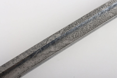 1827 Pattern Rifle Officers Sword of the Kent Rifle Volunteers by Henry Wilkinson Pall Mall London No10887 - 17