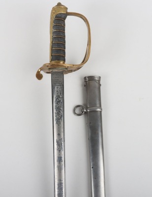Late Victorian Infantry Officers Sword by Hobson & Sons - 2