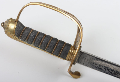Late Victorian Infantry Officers Sword by Hobson & Sons - 4