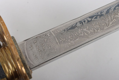 Late Victorian Infantry Officers Sword by Hobson & Sons - 12