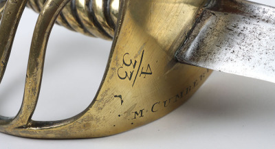 English Infantrymans Militia Hanger c.1780 - 8