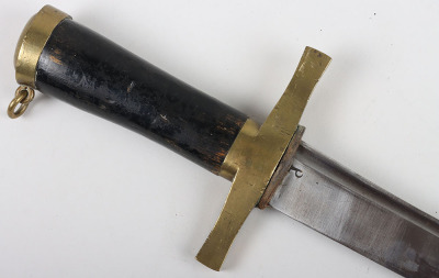 Unusual Continental Infantrymans Side Arm, Possibly Scandinavian - 4