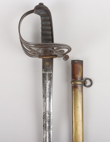 British 1827 Pattern Officers Sword of the Victoria Rifles
