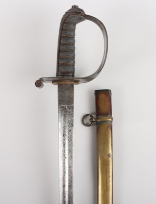 British 1827 Pattern Officers Sword of the Victoria Rifles - 2