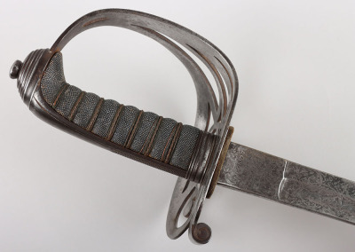 British 1827 Pattern Officers Sword of the Victoria Rifles - 4