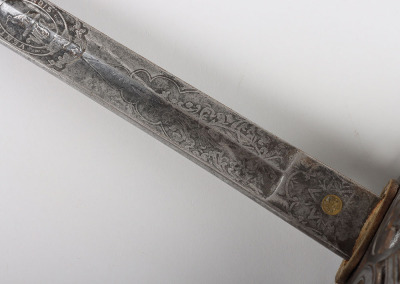 British 1827 Pattern Officers Sword of the Victoria Rifles - 13