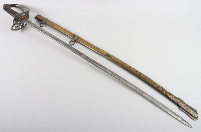 British 1827 Pattern Officers Sword of the Victoria Rifles - 20