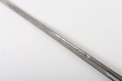 George V 1897 Pattern Infantry Officers Sword Attributed to Lt Colonel F S Field OBE - 11