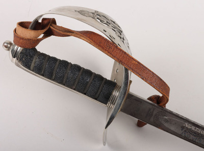 Presentation British George V 1897 Pattern Officers Sword of the 3rd Battalion West Kent Volunteer Force - 7