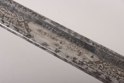 Presentation British George V 1897 Pattern Officers Sword of the 3rd Battalion West Kent Volunteer Force - 16