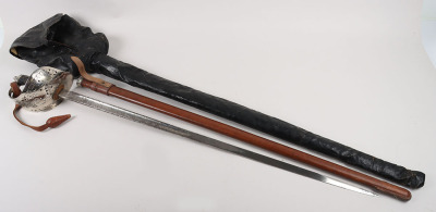 Presentation British George V 1897 Pattern Officers Sword of the 3rd Battalion West Kent Volunteer Force - 18