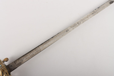 1845 Pattern British Infantry Officers Sword Attributed to Major Charles Edward Gore-Brown 2nd Volunteer Battalion Hampshire Regiment - 5