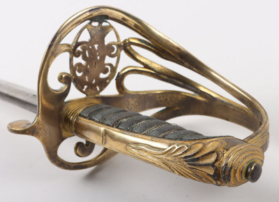 1845 Pattern British Infantry Officers Sword Attributed to Major Charles Edward Gore-Brown 2nd Volunteer Battalion Hampshire Regiment - 14