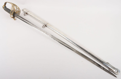 1845 Pattern British Infantry Officers Sword Attributed to Major Charles Edward Gore-Brown 2nd Volunteer Battalion Hampshire Regiment - 16