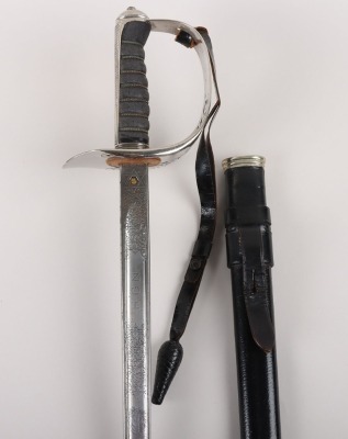 Rare George V Royal Tank Regiment Marked 1897 Pattern Officers Sword by Henry Wilkinson Attributed to Major Hugh Graham Neish Royal Tank Regiment, - 3