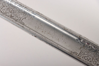 Rare George V Royal Tank Regiment Marked 1897 Pattern Officers Sword by Henry Wilkinson Attributed to Major Hugh Graham Neish Royal Tank Regiment, - 18