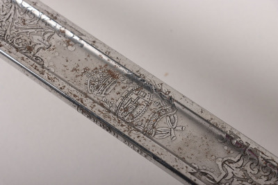 Rare George V Royal Tank Regiment Marked 1897 Pattern Officers Sword by Henry Wilkinson Attributed to Major Hugh Graham Neish Royal Tank Regiment, - 20