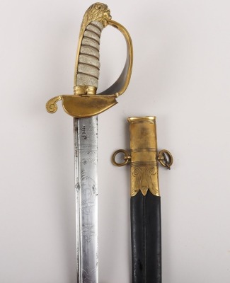 Georgian 1827 Pattern Royal Naval Officers Sword by Prosser, Maker to the King and Royal Family - 2