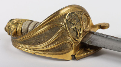 Georgian 1827 Pattern Royal Naval Officers Sword by Prosser, Maker to the King and Royal Family - 5