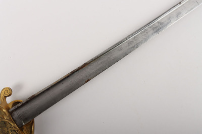 Georgian 1827 Pattern Royal Naval Officers Sword by Prosser, Maker to the King and Royal Family - 8